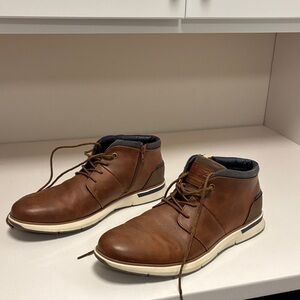 Men's Tan Leather Chukka Boots by Bull Boxer - B-52 Model